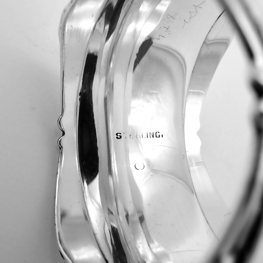 Napkin Ring Sterling Silver Mono LCF 1903