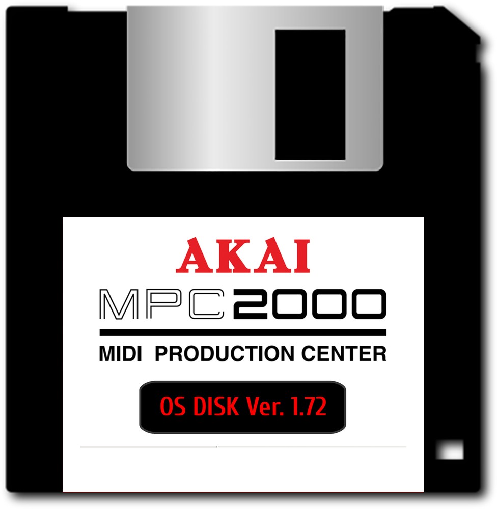 Akai MPC 2000 OS Ver. 1.72 Floppy Disk - MPC2000 Boot Disk cc_robot
