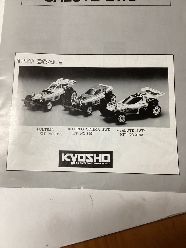 VINTAGE KYOSHO BAJA BUG MANUAL