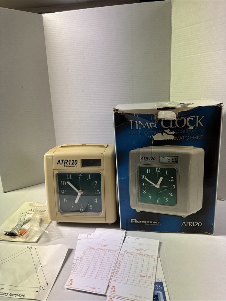 Acroprint ATR120 Vintage Top Loading Time Clock