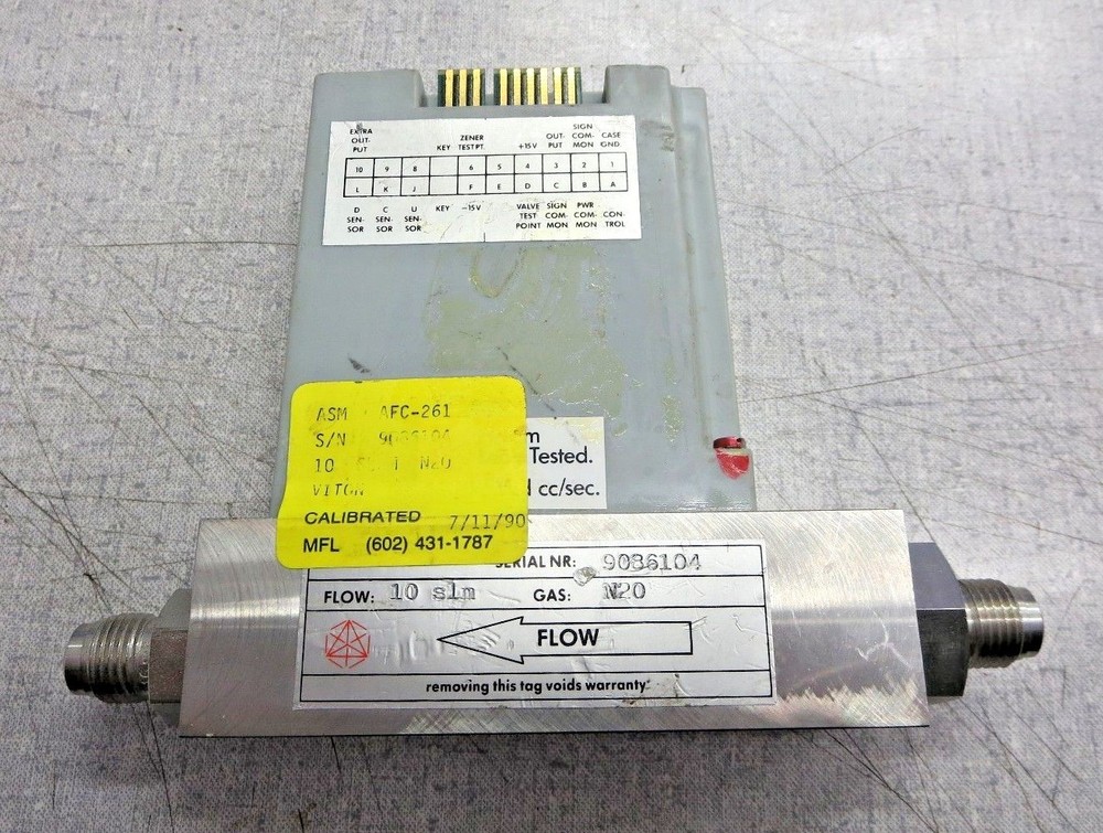 Advanced Semiconductor Materials [ASM] AFC-261 Mass Flow Controller (10SLM, N2O)