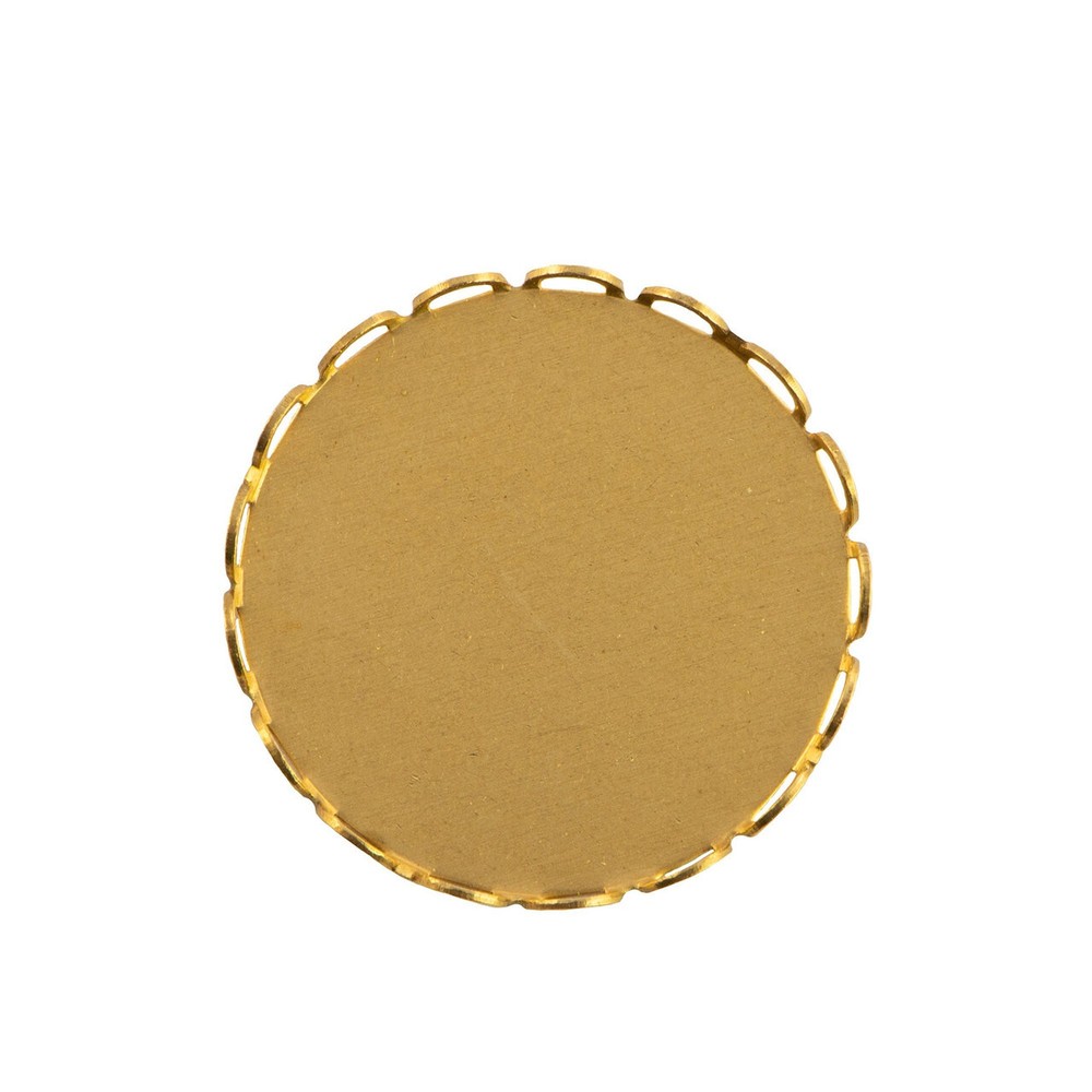 22mm No Loop Raw Brass Lace Edge Round Setting (6)