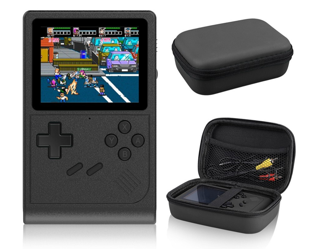 Handheld Retro Game Console Portable 2.5” LCD Rechargeable 400 Games