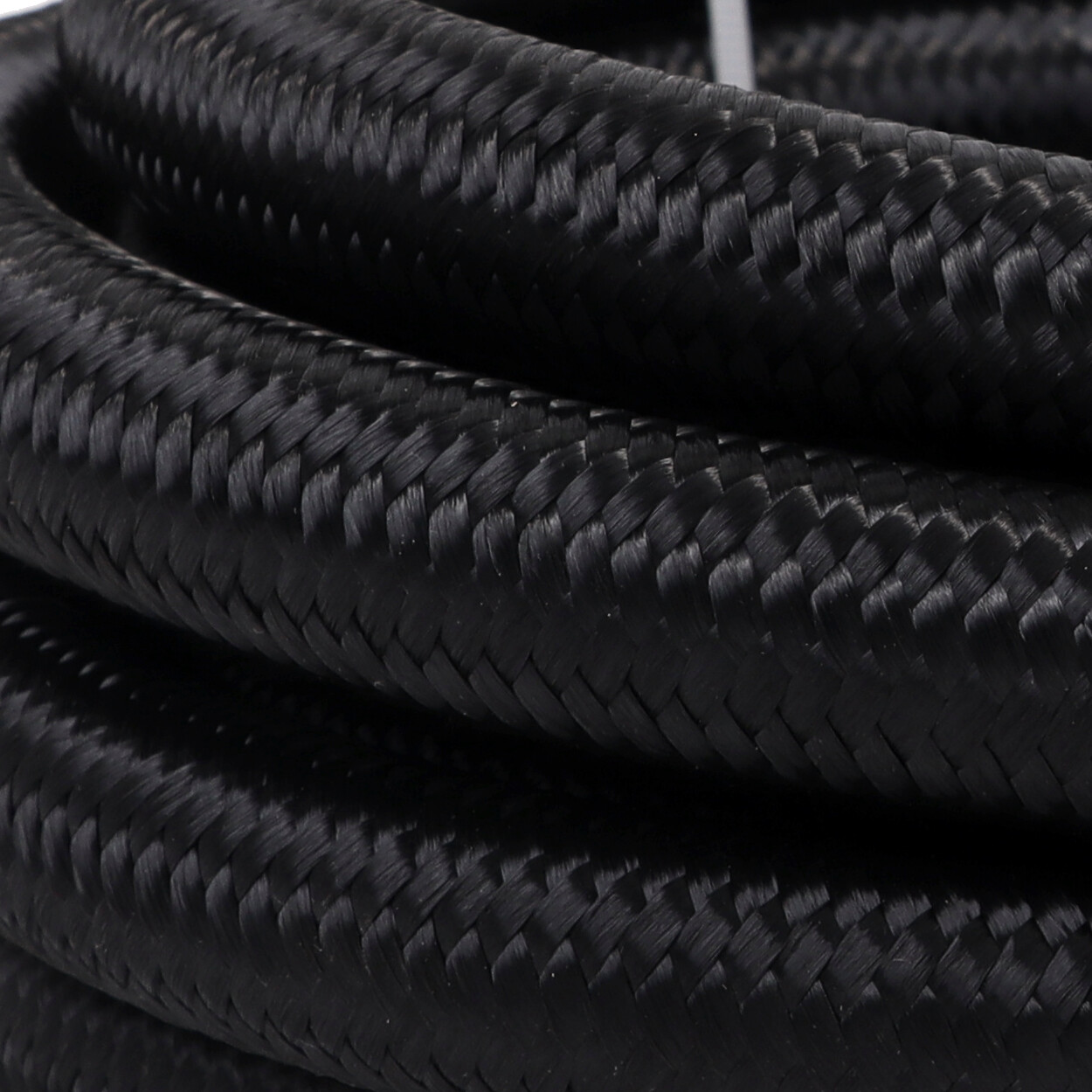 6 8 10AN Nylon Braided Fuel Line Hose Fuel Line Oil Feed Line CPE 20 10FT Black