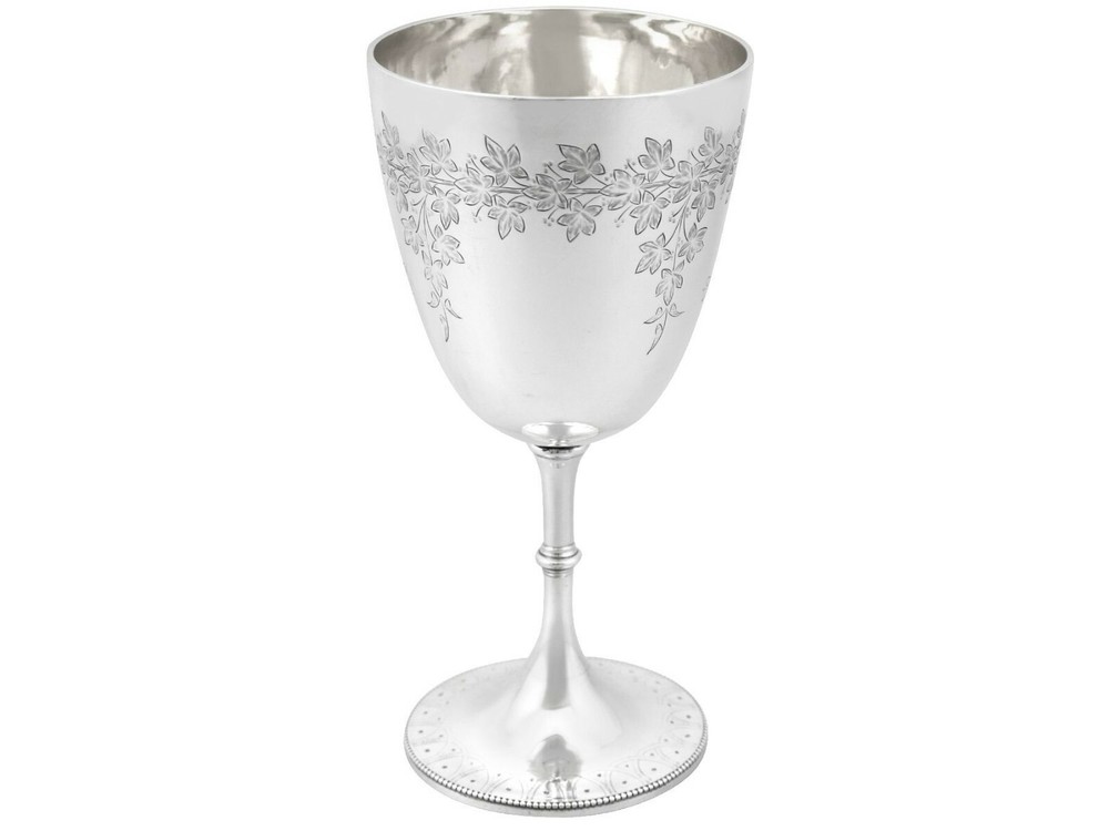 Sterling Silver Goblet - Antique Victorian (1876)