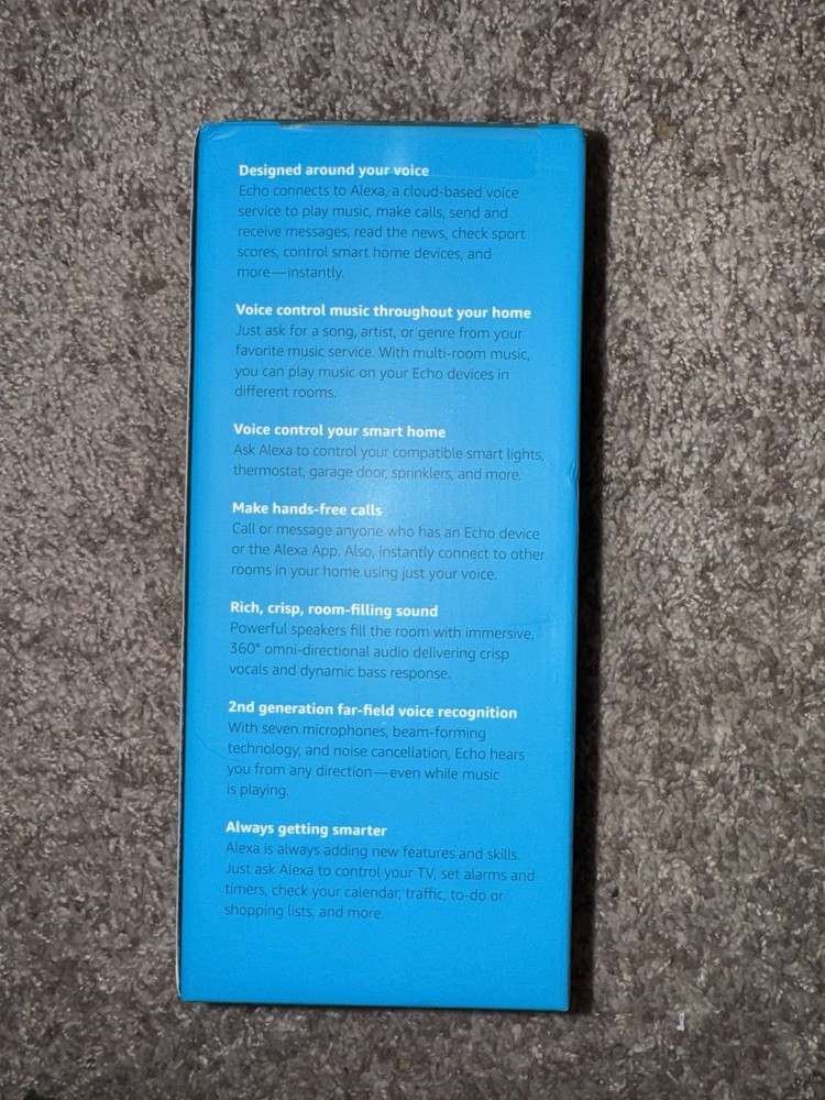 Amazin Echo 2nd Generation Sealed In Box