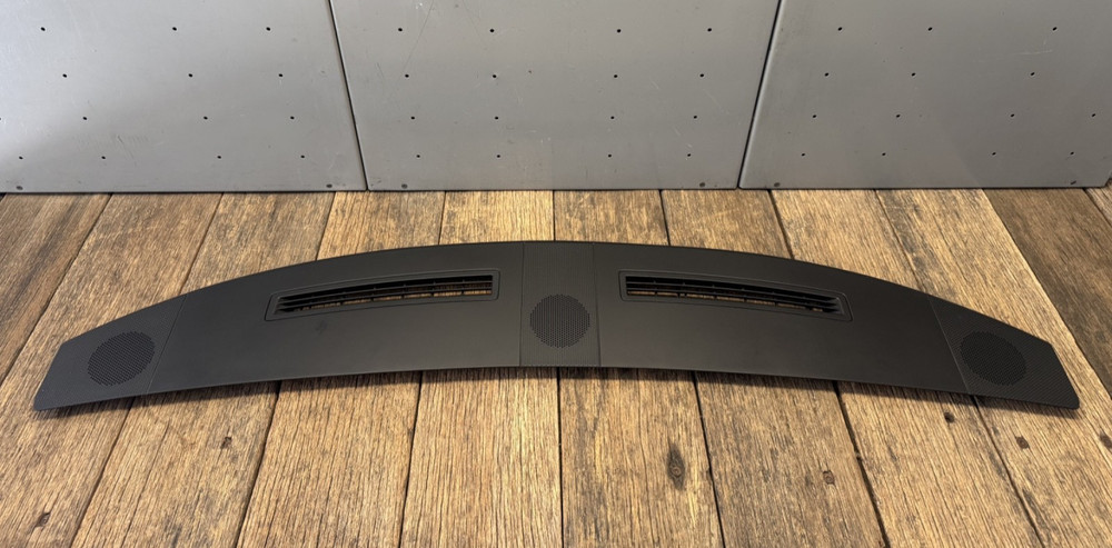 08-14 Dodge Challenger Dash Defrost Upper Trim Panel OEM Grille Dark Gray