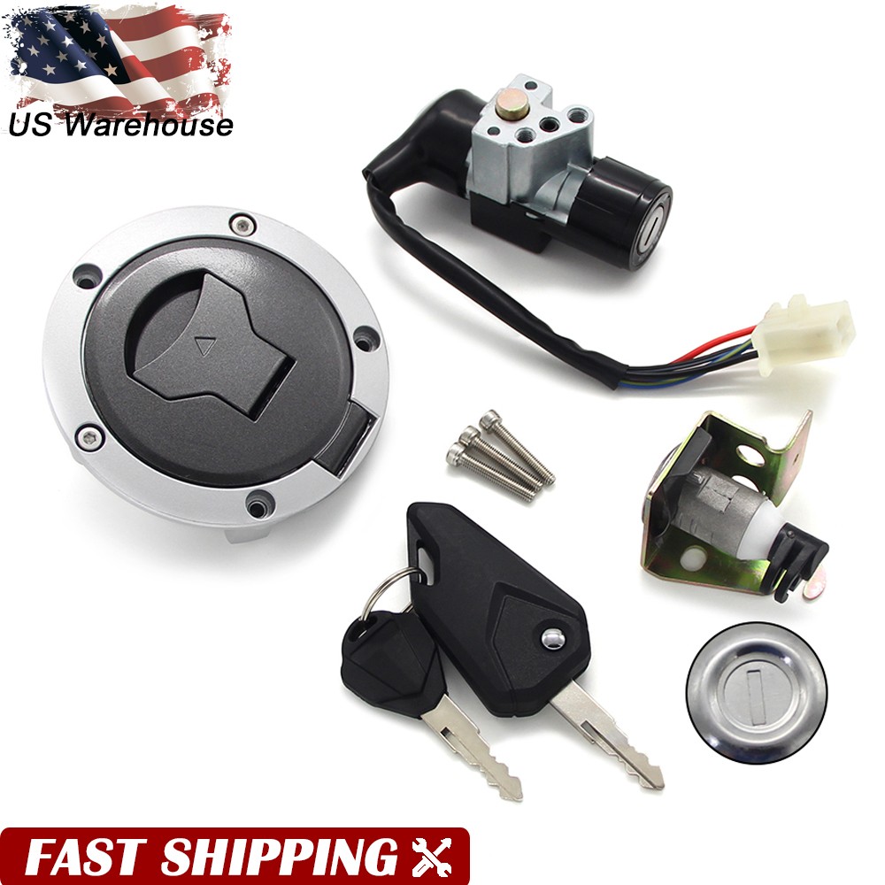 Ignition Switch Fuel Gas Cap Lock Key Set for Honda Grom125 2017-2024 MSX125