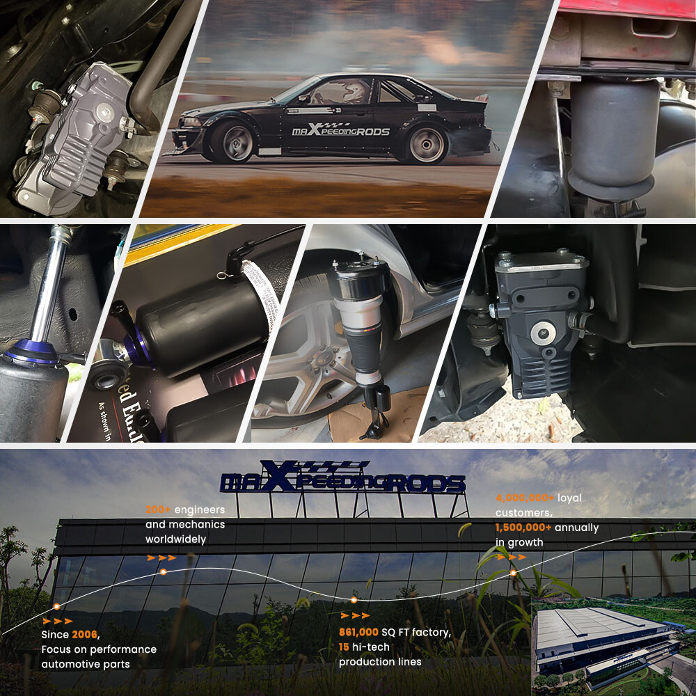 Pair Rear Air Ride Suspension Shock for Chevrolet GMC Cadillac Escalade 25979391