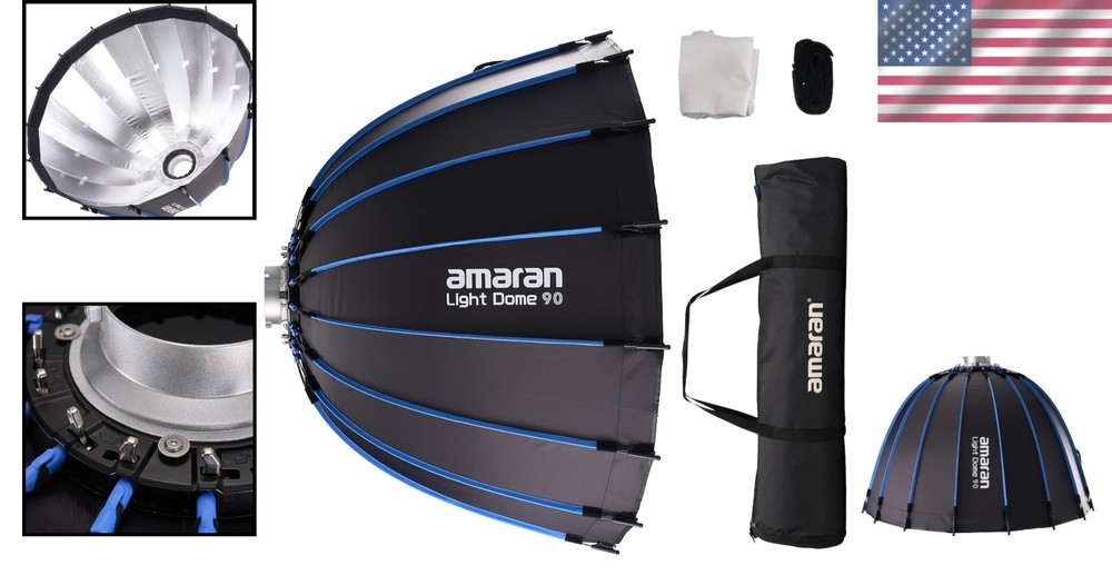 Circular Softbox with Honeycomb Grid for Bowens Mount