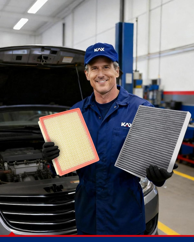 Engine & Cabin Air Filter Kit, Replacement for Chevrolet Silverado 1500/2500 HD,