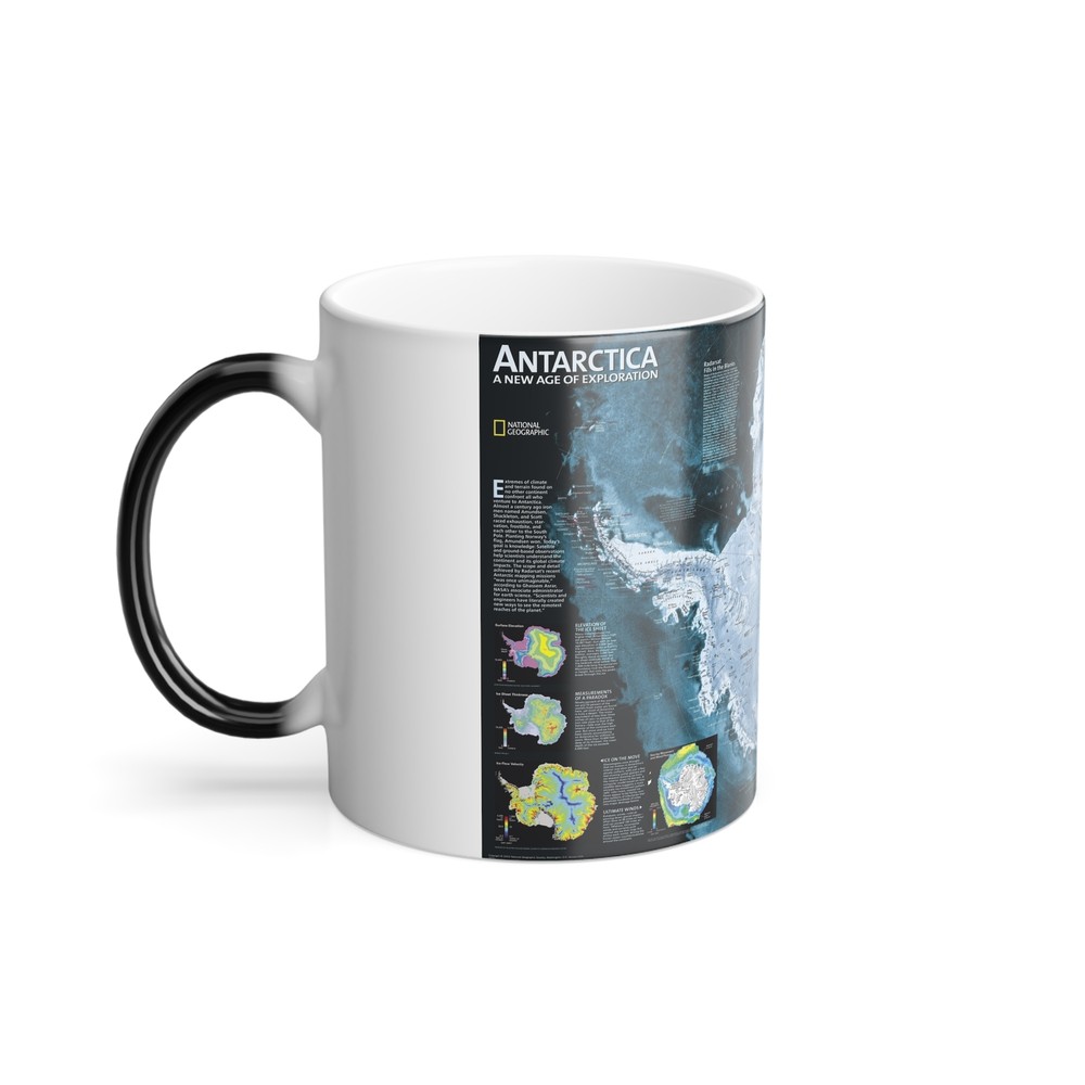 Antarctica (2002) (Map) Color Changing Mug 11oz