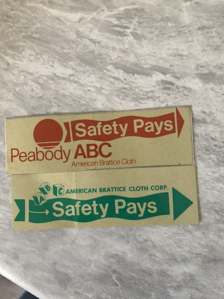 Coal Mining Stickers Nice Older Vendors