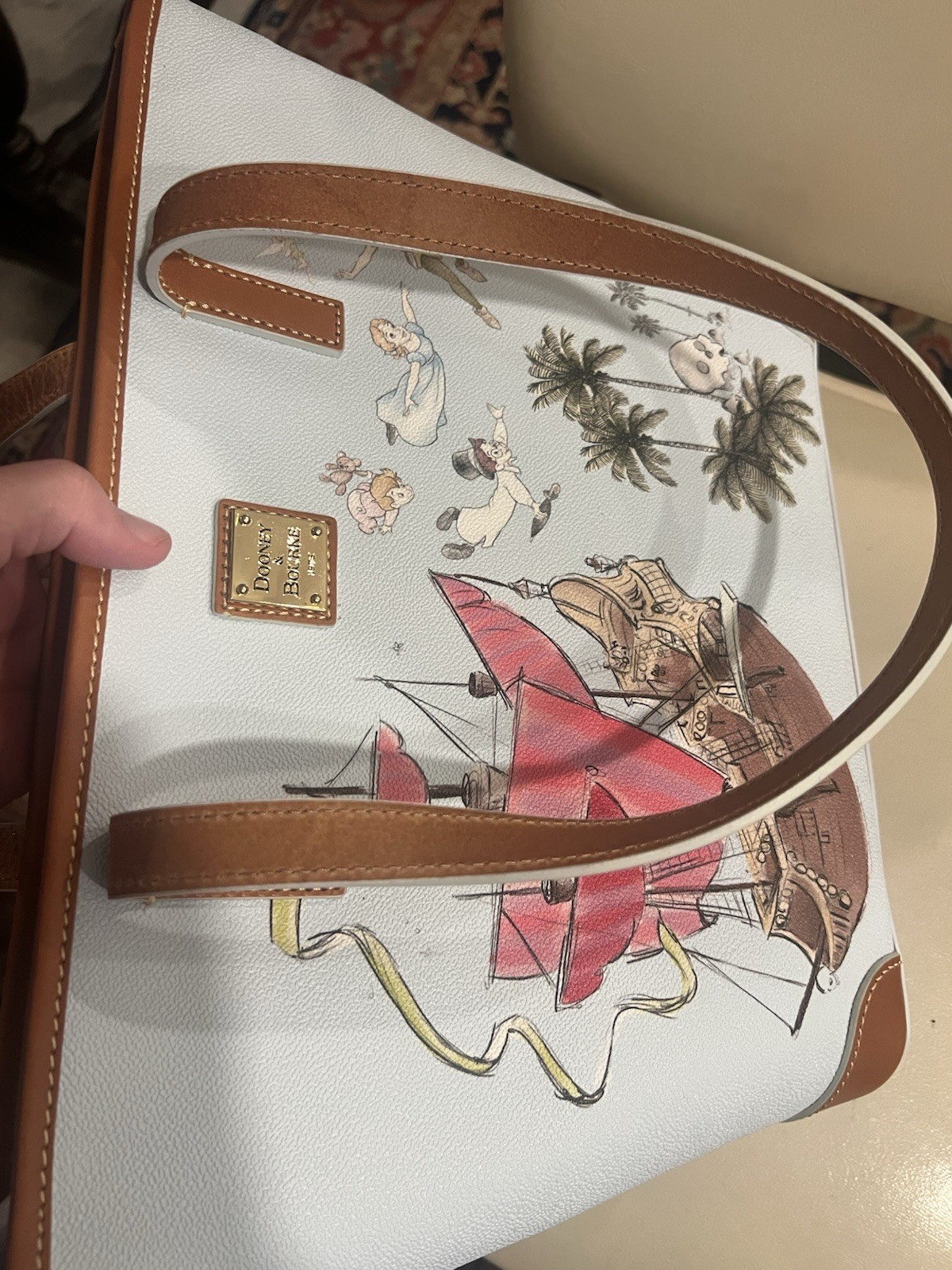 Disney Dooney & Bourke Peter Pan Tote NWT