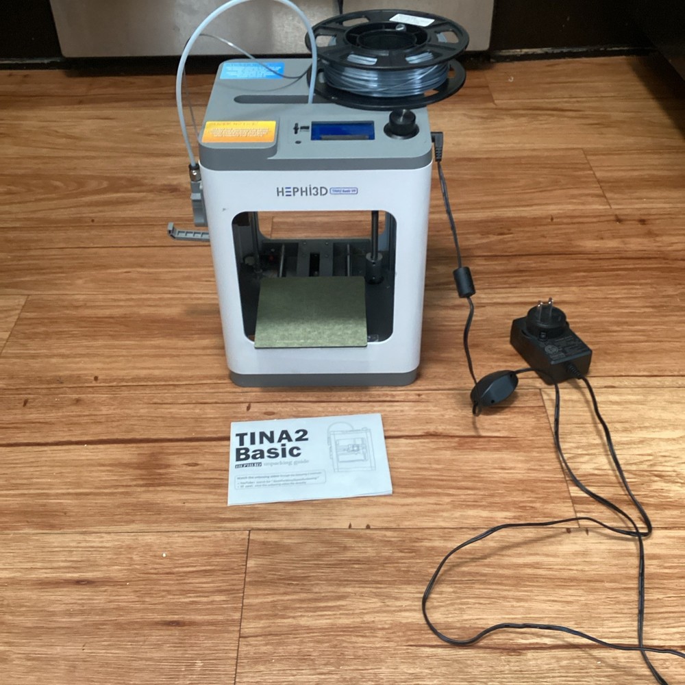 HEPHI3D TINA2 Basic 3D Printer USB Interface with USB Adapter & Memory Card