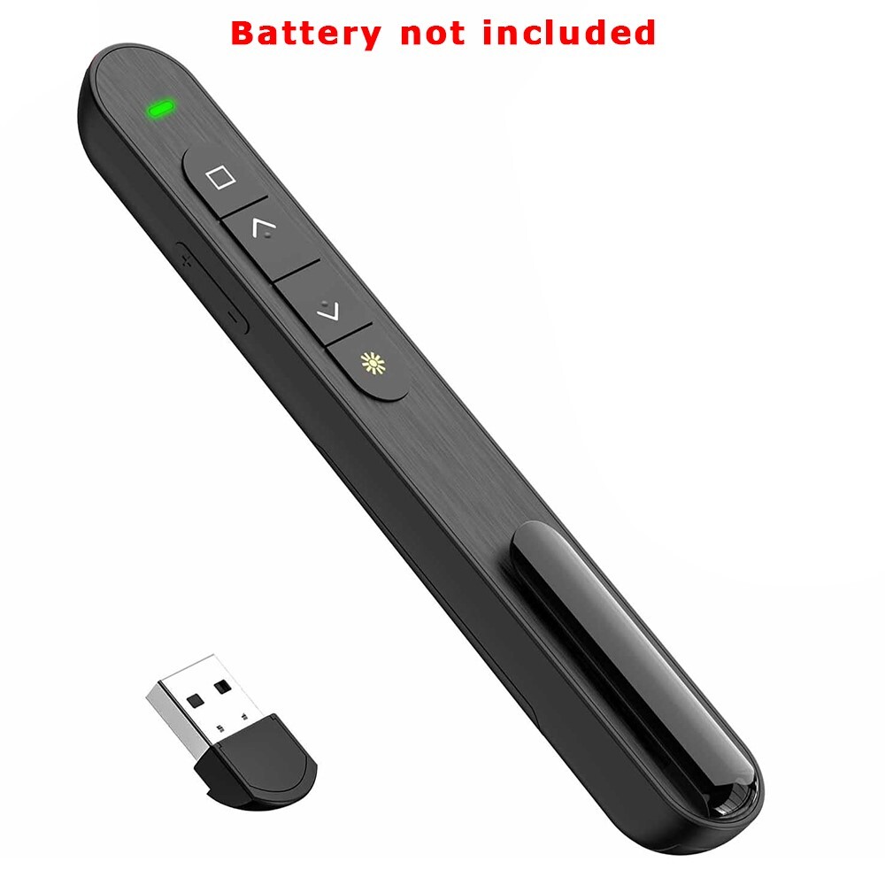1x PPT Presentation Remote Wireless Presenter Laser Pointer Clicker Pen Wireless