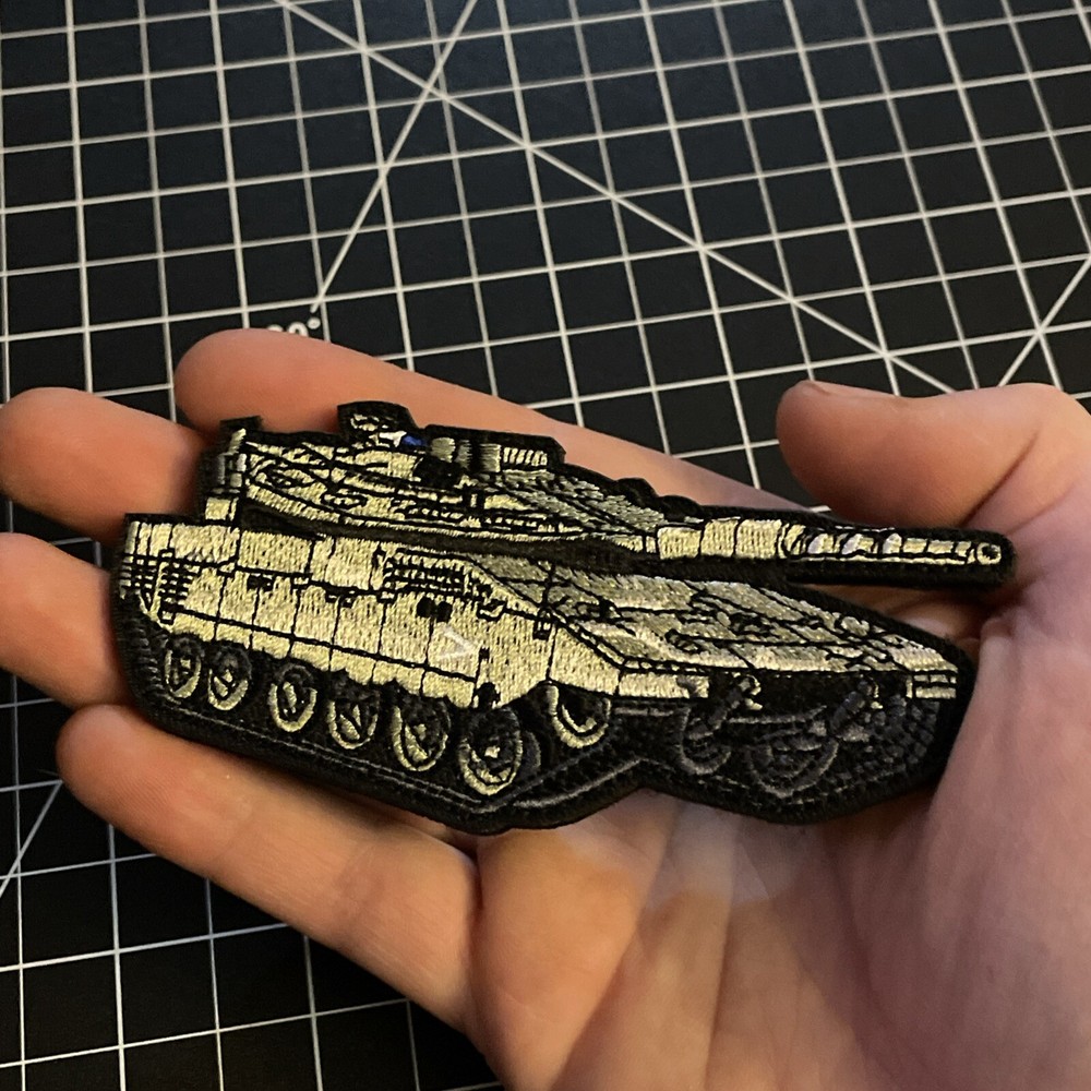 Merkava Mark 4 IDF Tank Army Main Battle Tactical Patch Hook Loop Backing