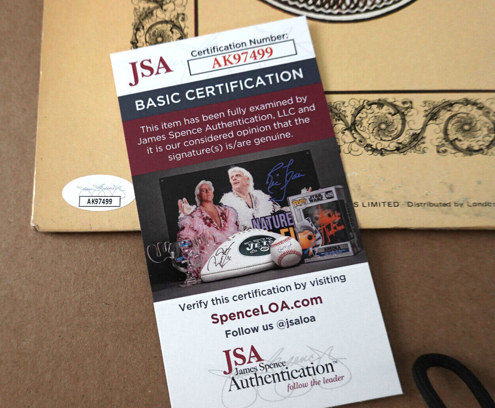Gilbert O'Sullivan - Signed Himself Album cover with JSA Cert