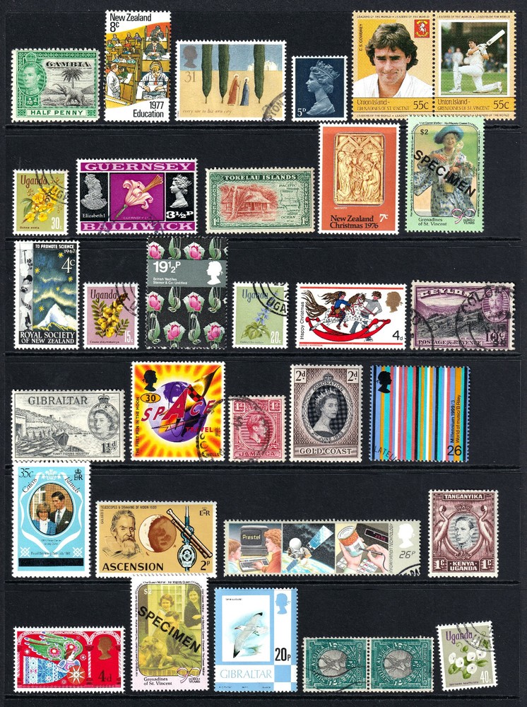 British Commonwealth mounted mint and used selection 6