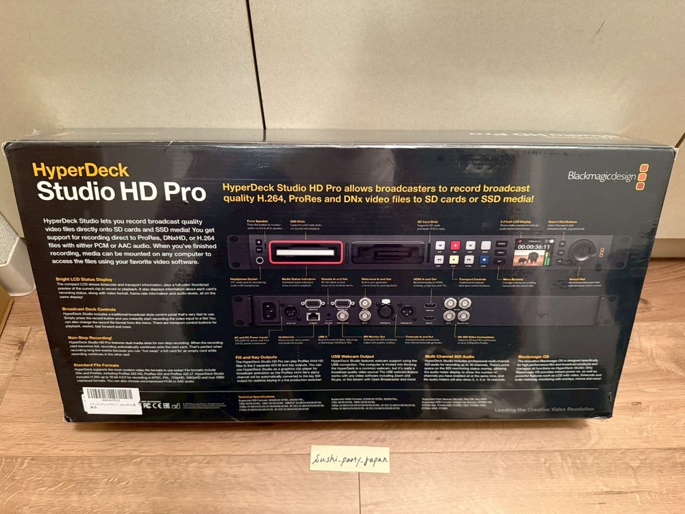 NEW IN BOX UNOPENED Blackmagic Design HyperDeck Studio HD Pro Recorder