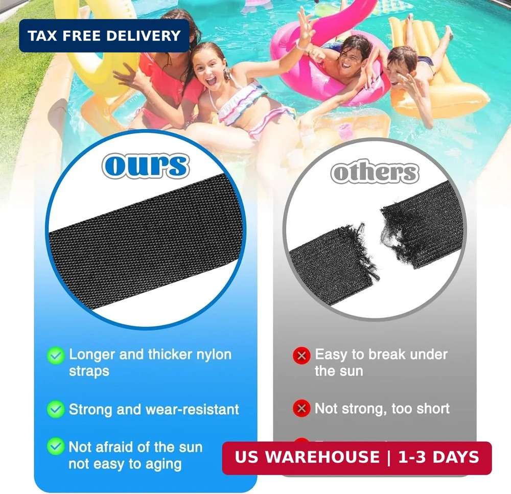 Pool Float Storage Net, Hanging Pool Float Storage Organizer Mesh Bag Adjustable