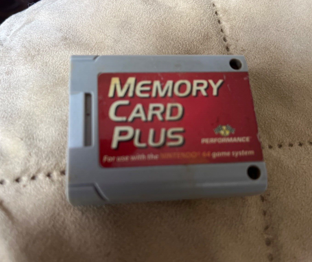 N64 Nintendo 64 Performance Memory Card Plus
