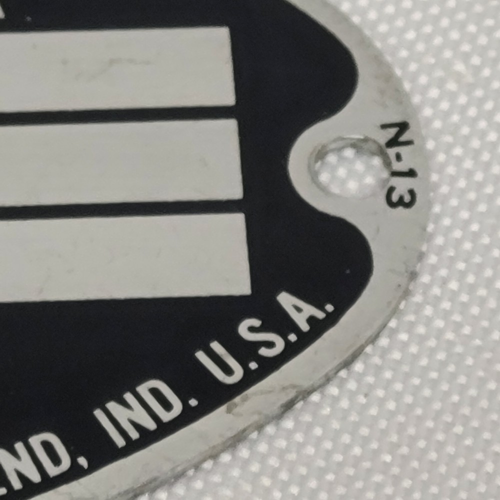 Stromberg Bendix Bendix Products Aerospace Div Carburetor Wasp Junior ID PLATE
