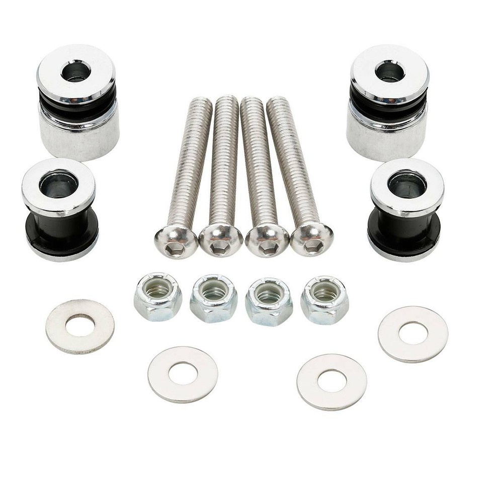Screw Mount Kit Removable Docking Hardware Set For Harley Sissy Bar Rack