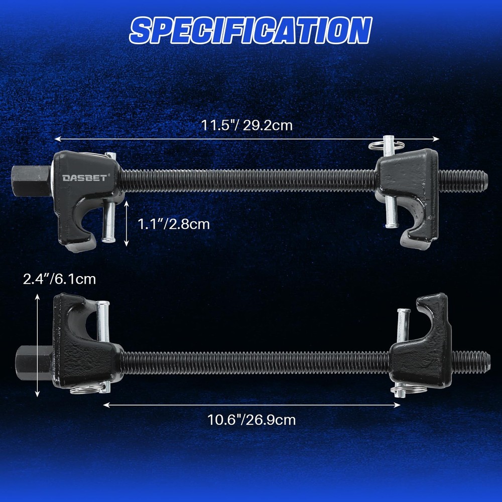 DASBET Macpherson Strut Spring Compressor Tool Kit 2PCS Coil Spring Compresso...