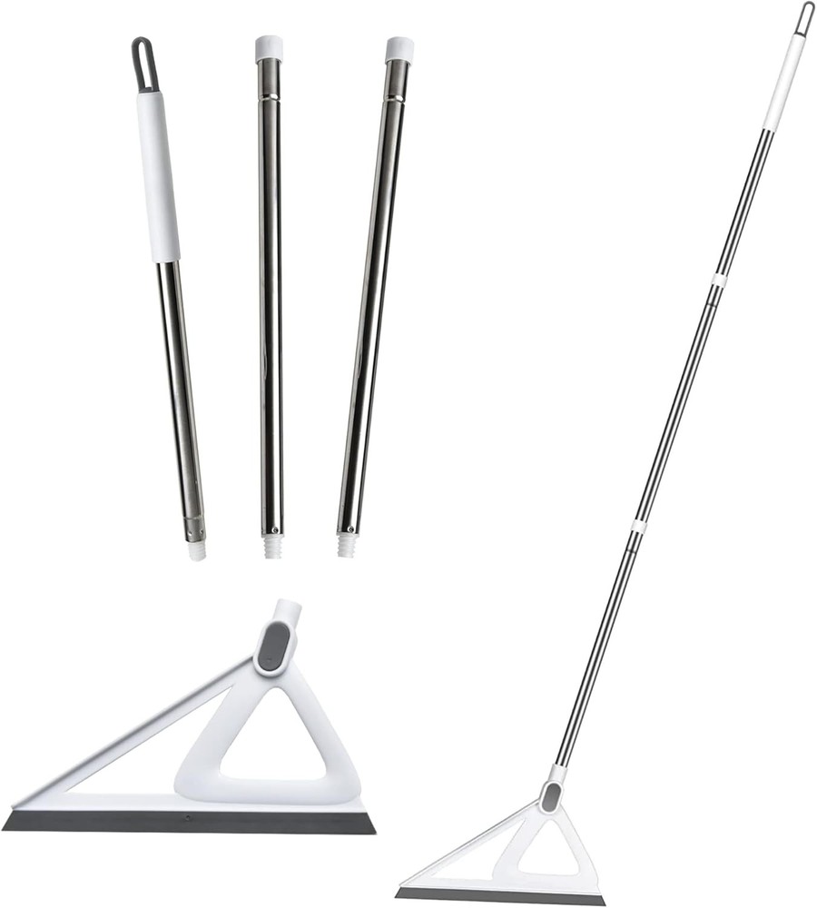 Multifunct Rubber Air Broom, Rubber Squeee Broom " Long Handle,