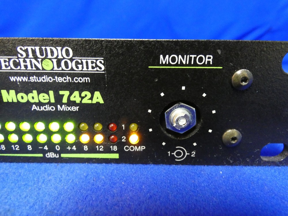 Studio Technologies Model 742A Audio Mixer (works-read ad)