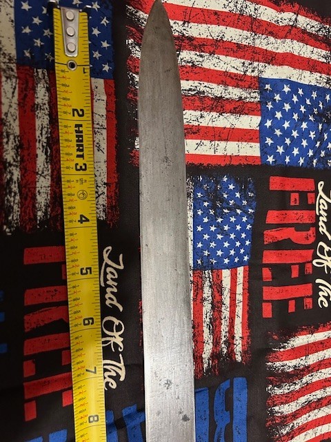 Vintage fixed blade knife (brisket slicer?) 18" oal with 13" blade