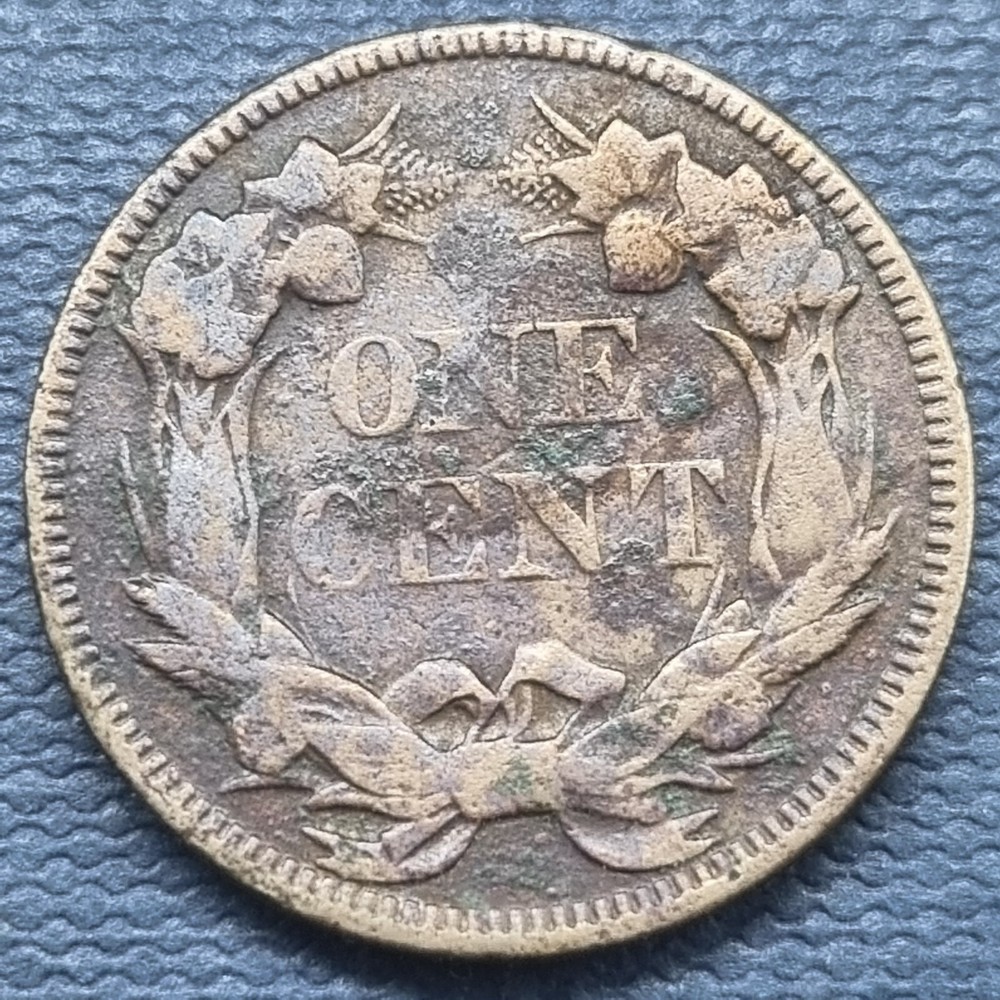 1857 Flying Eagle Cent 1c Better Grade Details #74279
