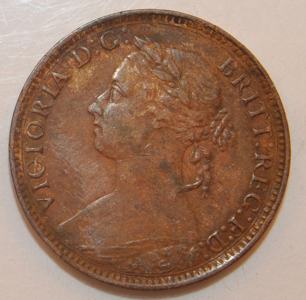 1885 Farthing Great Britain