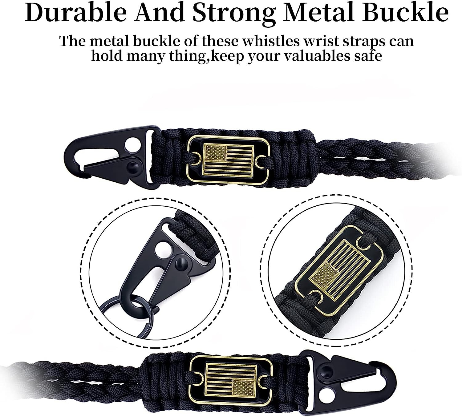 Key Lanyard Neck Lanyard Phone Lanyard Credential Holder Strap Paracord Lanyard