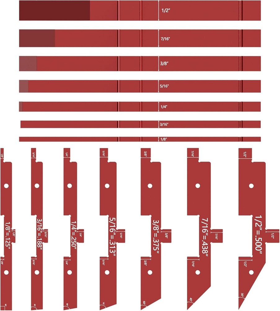 Router Table Setup Bars,Height Depth Angle Woodworking and Storage Pouch