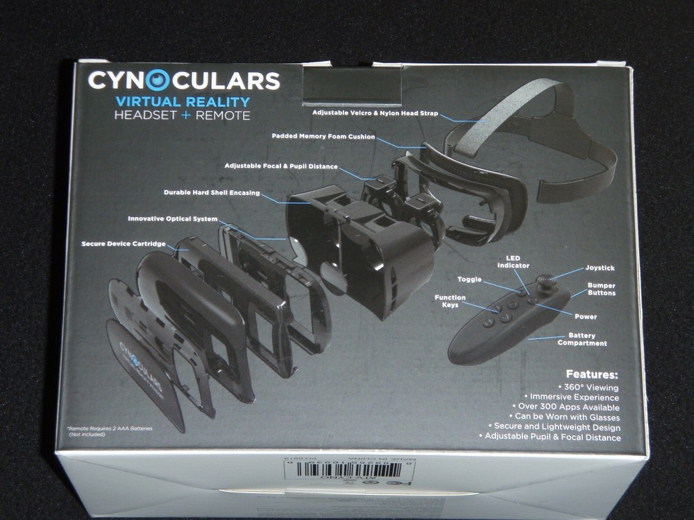 Cynoculars Virtual Reality Headset + Remote by HYPE