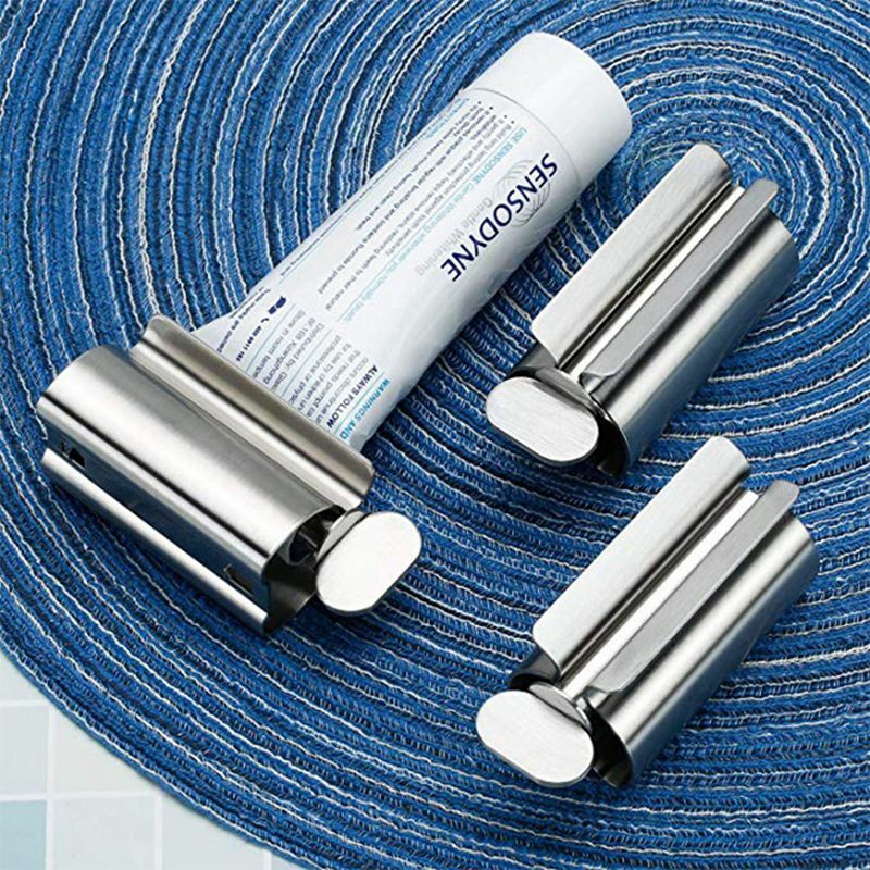 Stainless Steel Rolling Toothpaste Squeezer Dispenser Wringer Squeeze 2026 USA