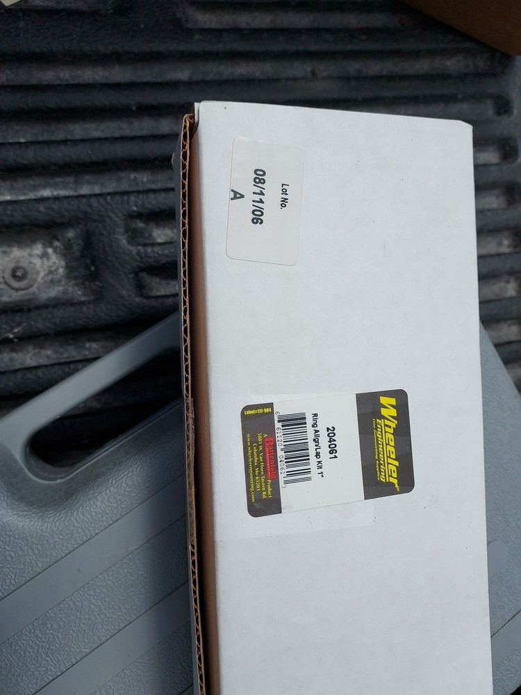 Wheeler Engineering 204061 Scope Ring Alignment & Lapping Kit, 1"