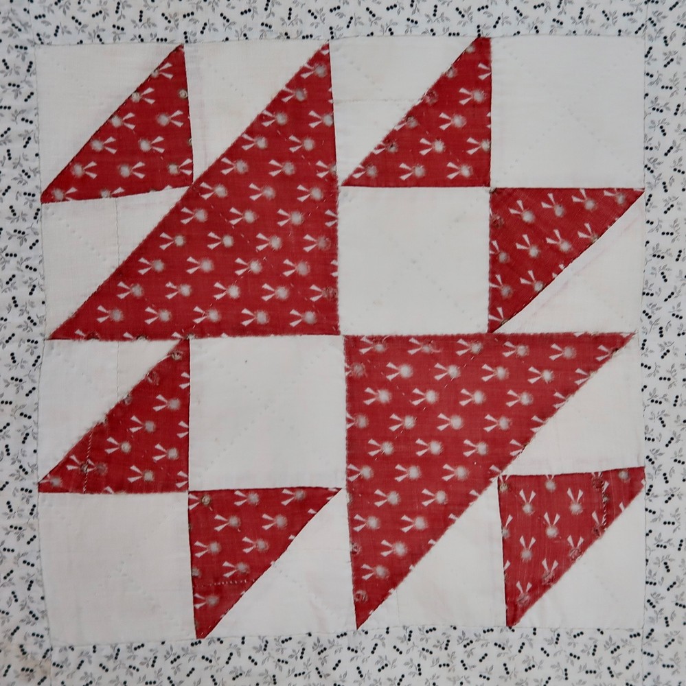 Fox and Geese Antique Quilt