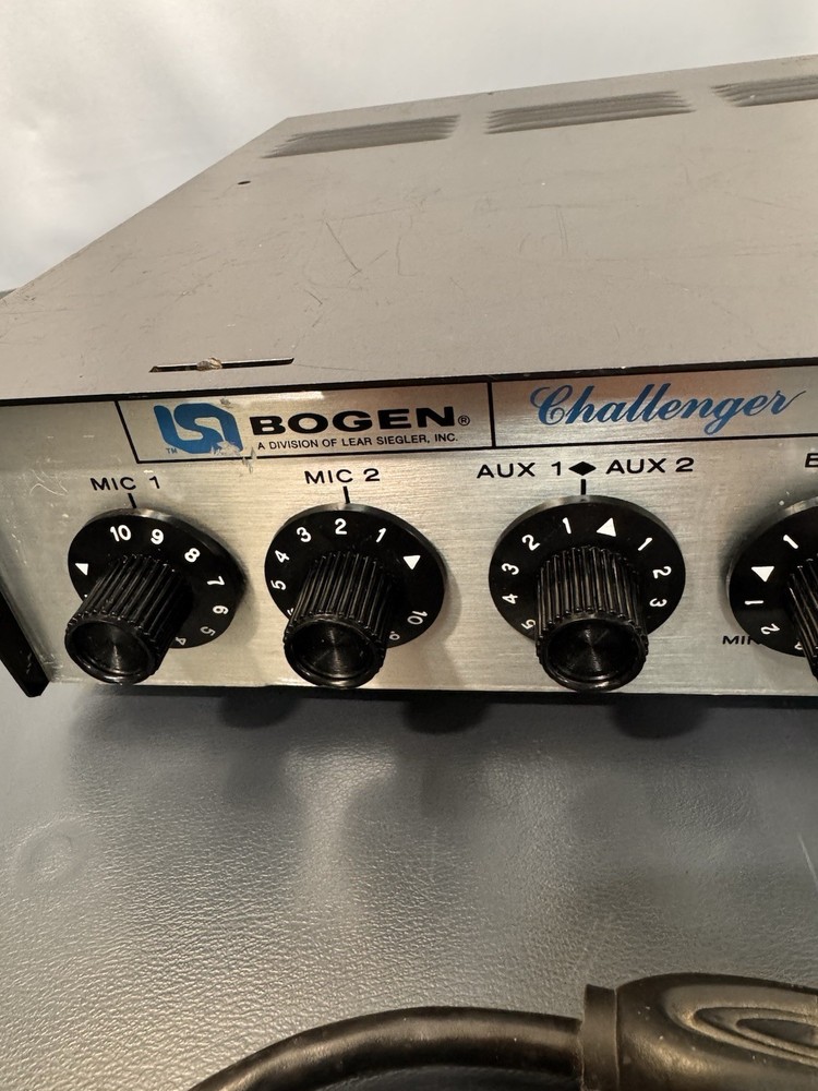 Vintage Bogen Challenger Model: C-35 Amplifier Untested #504