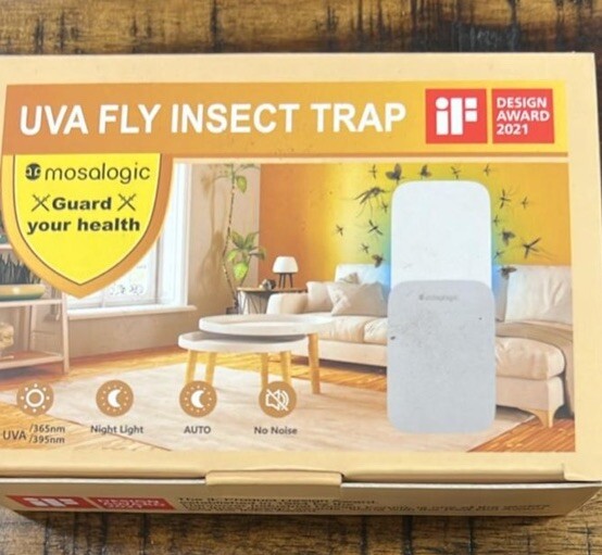 Mosalogic Plug-In UVA Flying Insect Trap Starter Fly Mosquito 🕷️🦟🦟🦟🪴