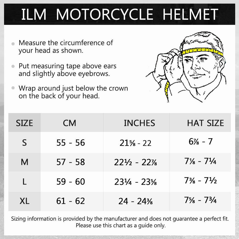 ILM Seller Refurbish Open Face 3/4 Motorcycle Half Helmet Moped ATV Scooter DOT