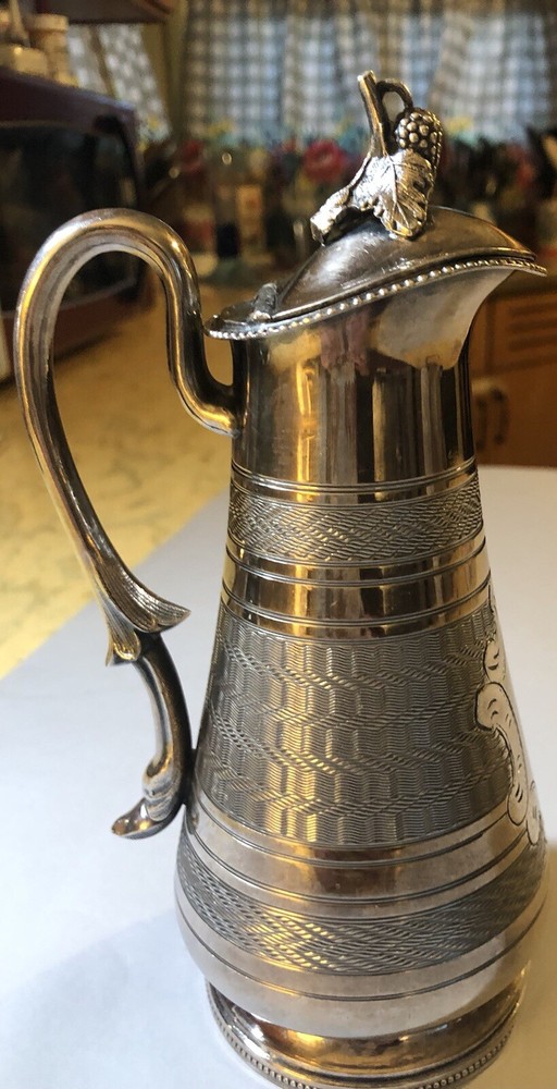 Antique Silver Syrup Pitcher