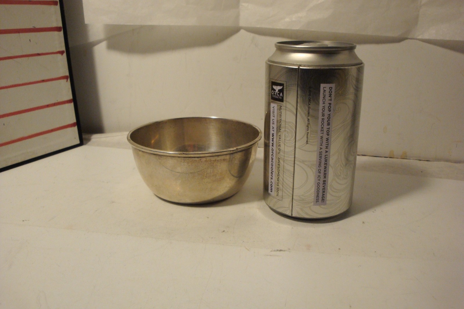 Vintage Sterling Silver bowl 109 grams "D" hallmark no monogram