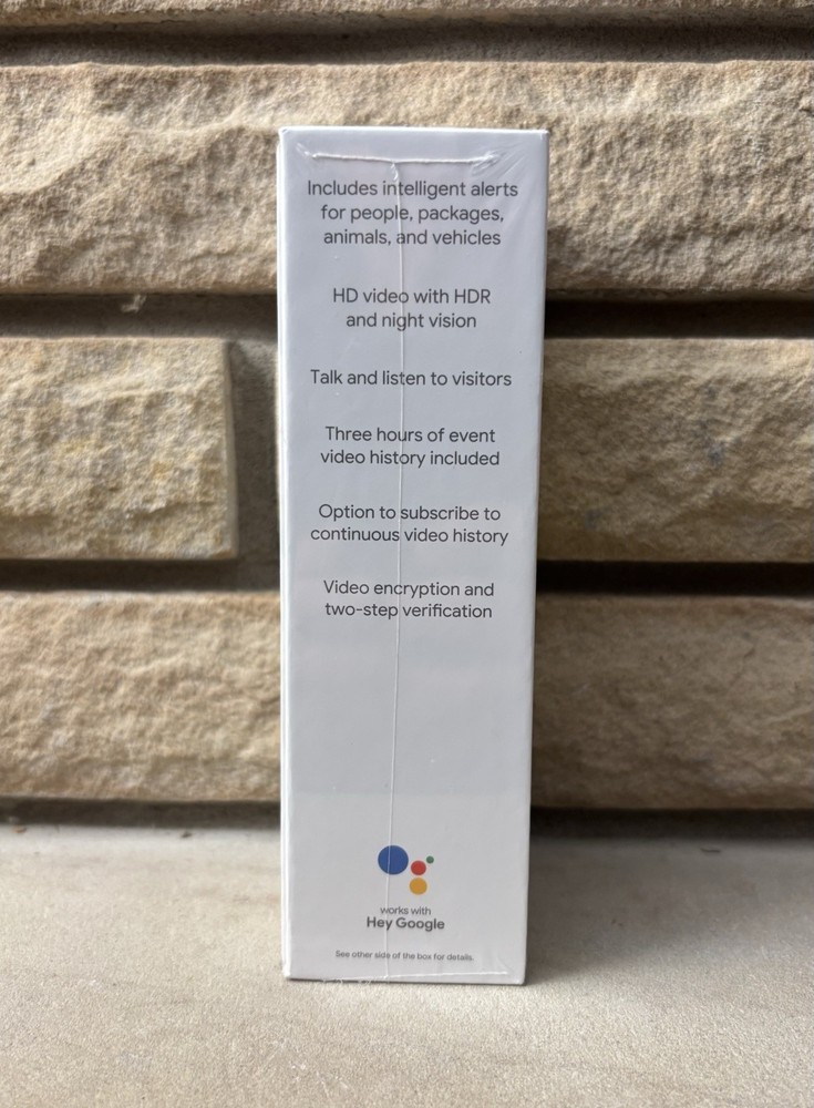 Google Nest Doorbell, Wired - Ash