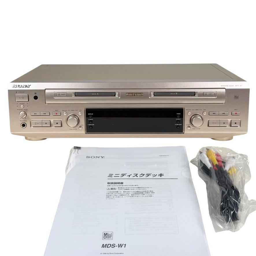 Sony MDS-W1 Md Mini Disc Deck Player Recorder Audio Components Working Item
