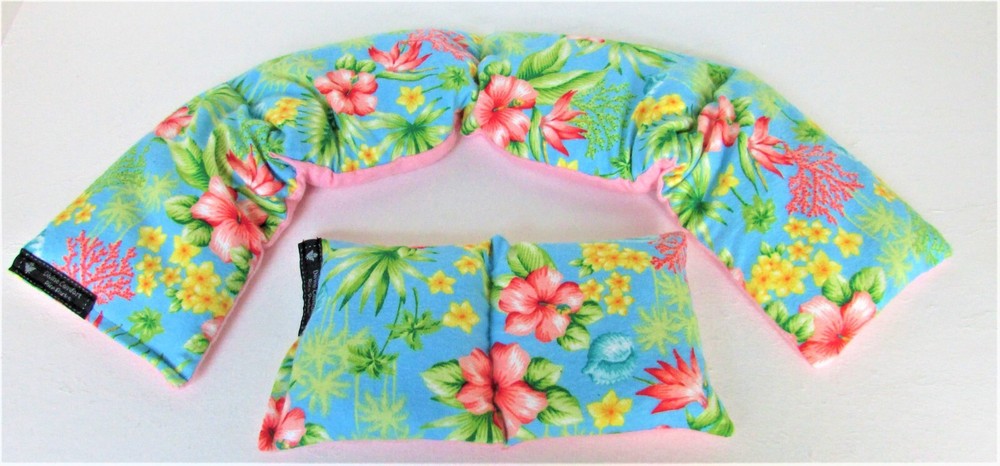microwave rice heating pad set for neck/eyes