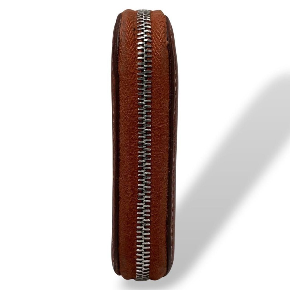 Azap Coin Case Silk In Compact Round Zip Leather