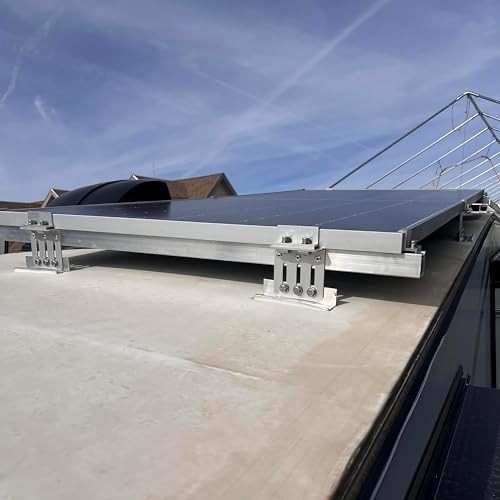 Adjustable Solar Panel Tilt Mount Bracket, Heavy Duty Solar 8Pack (4 Pairs)